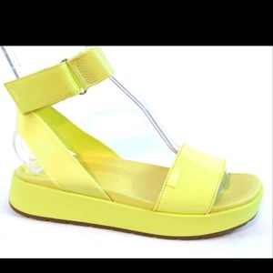 UGG brand Lennox Margarita Yellow Ankle Strap Sandals